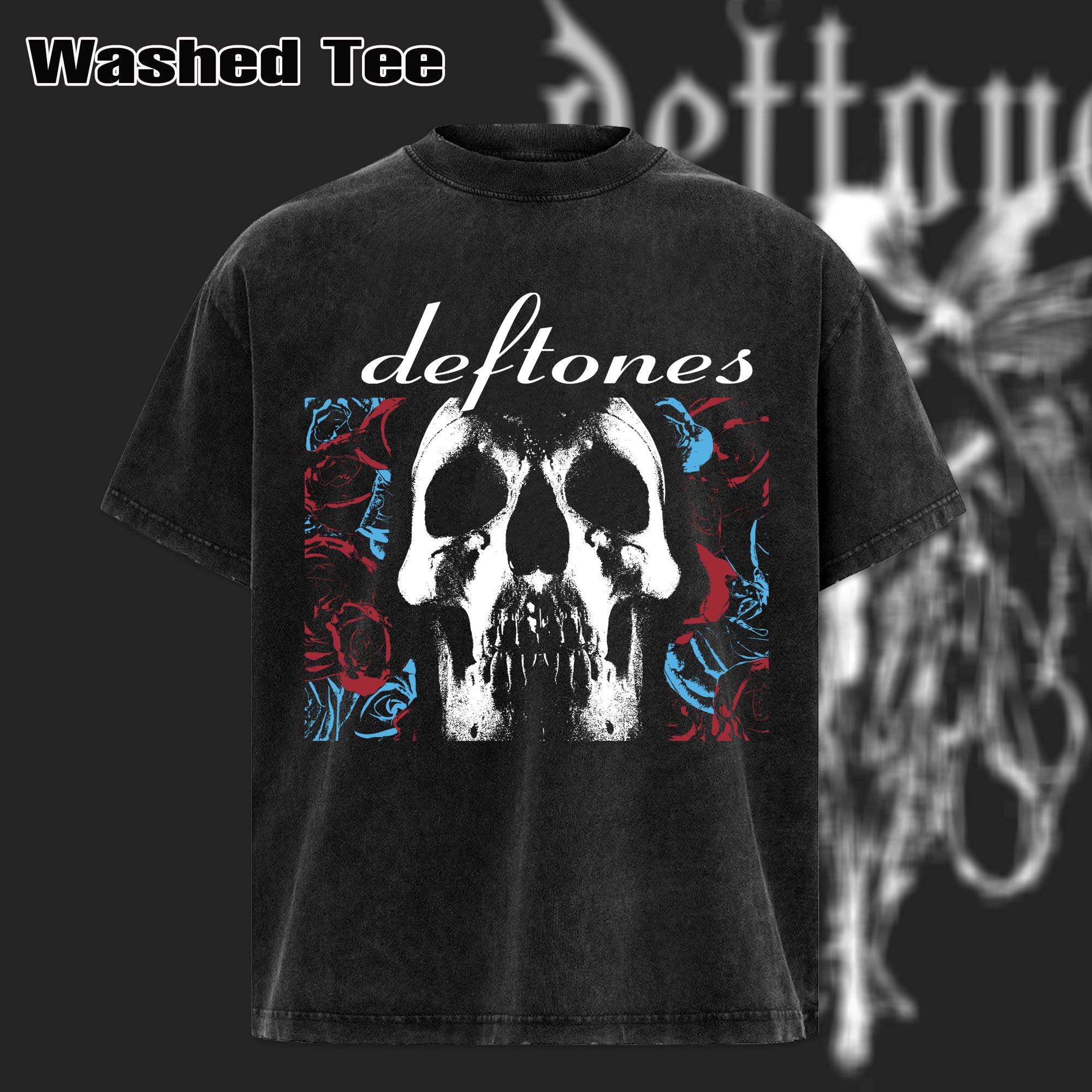 Vintage Deftones Skull Band T-Shirt & Hoodie