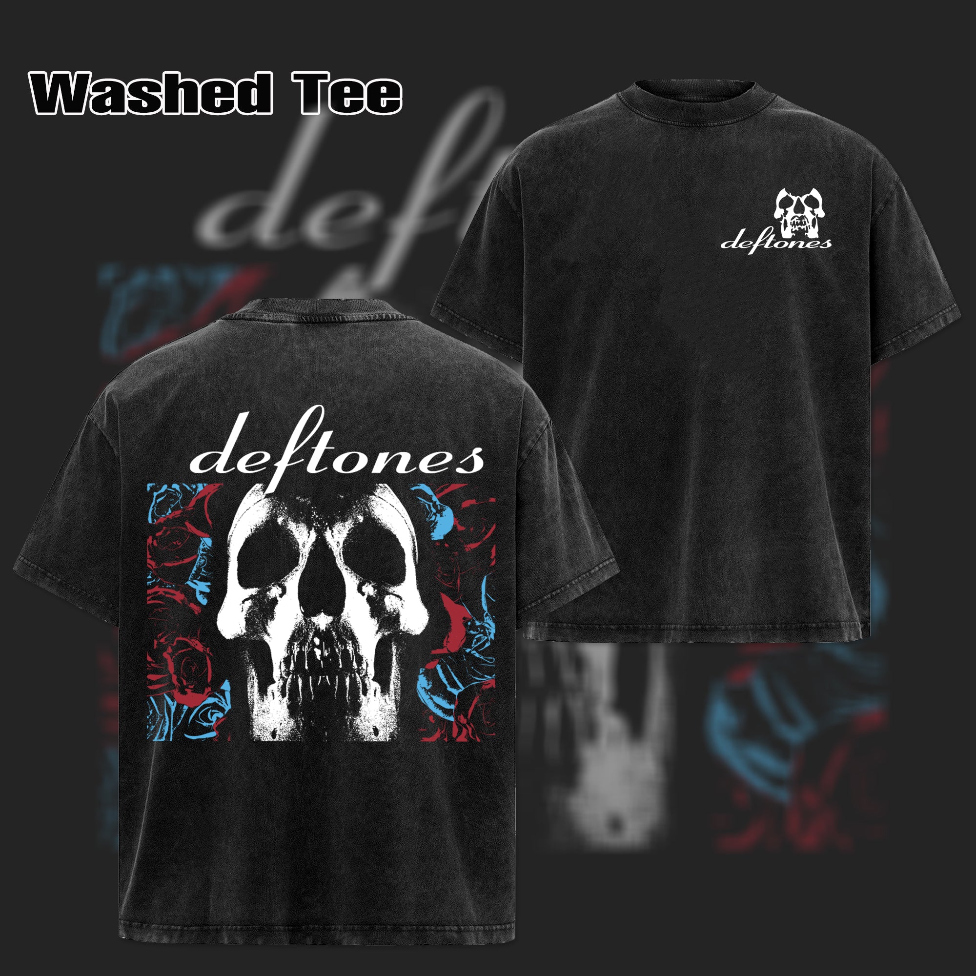 Vintage Deftones Skull Band T-Shirt & Hoodie