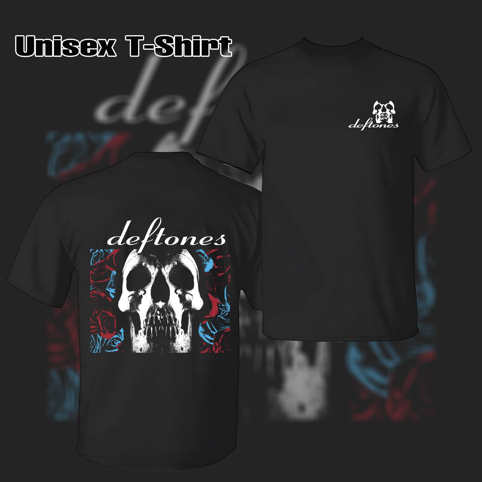 Vintage Deftones Skull Band T-Shirt & Hoodie