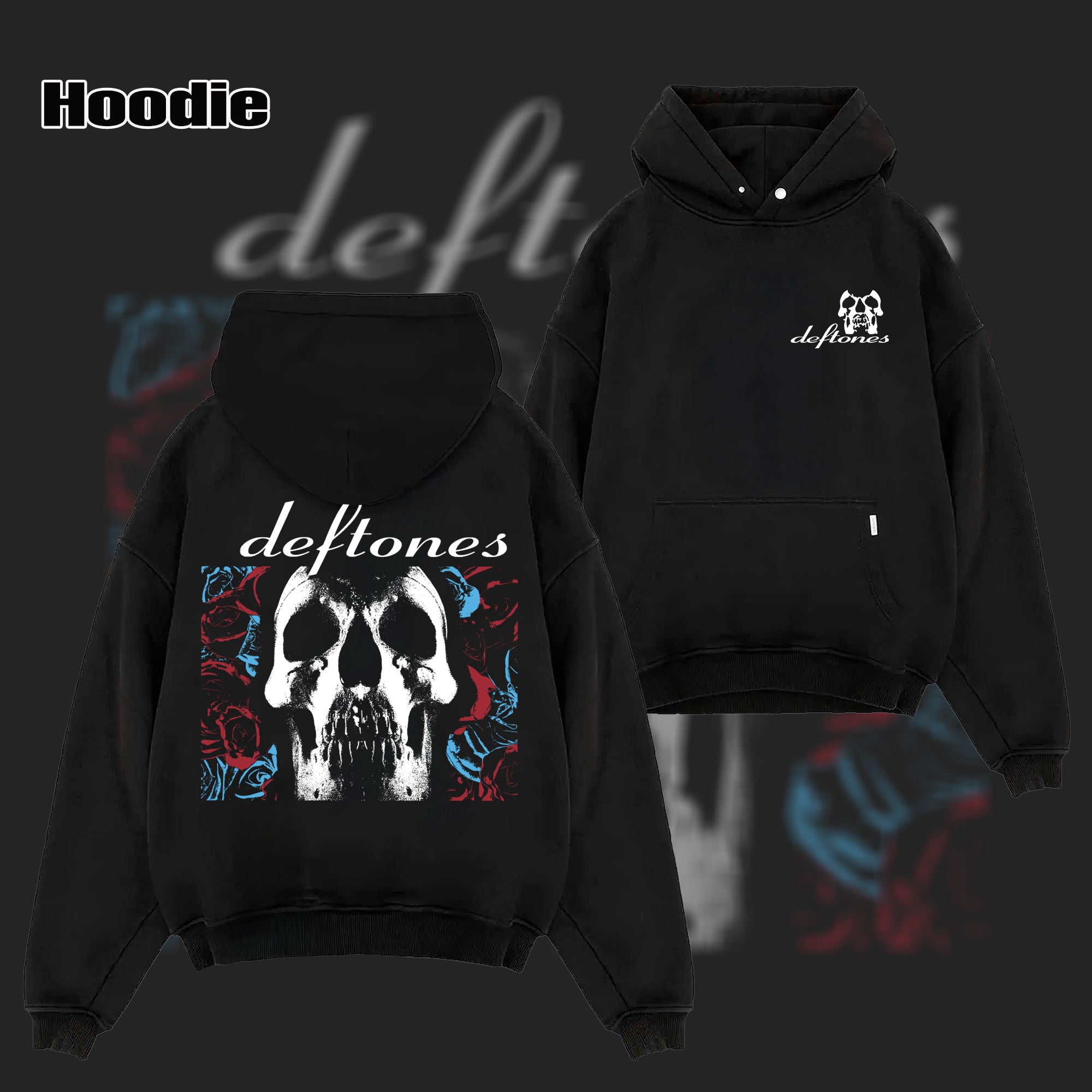 Vintage Deftones Skull Band T-Shirt & Hoodie